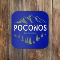 Pocono Mountains Souvenir Poconos Pennsylvania  Coaster thumb 0