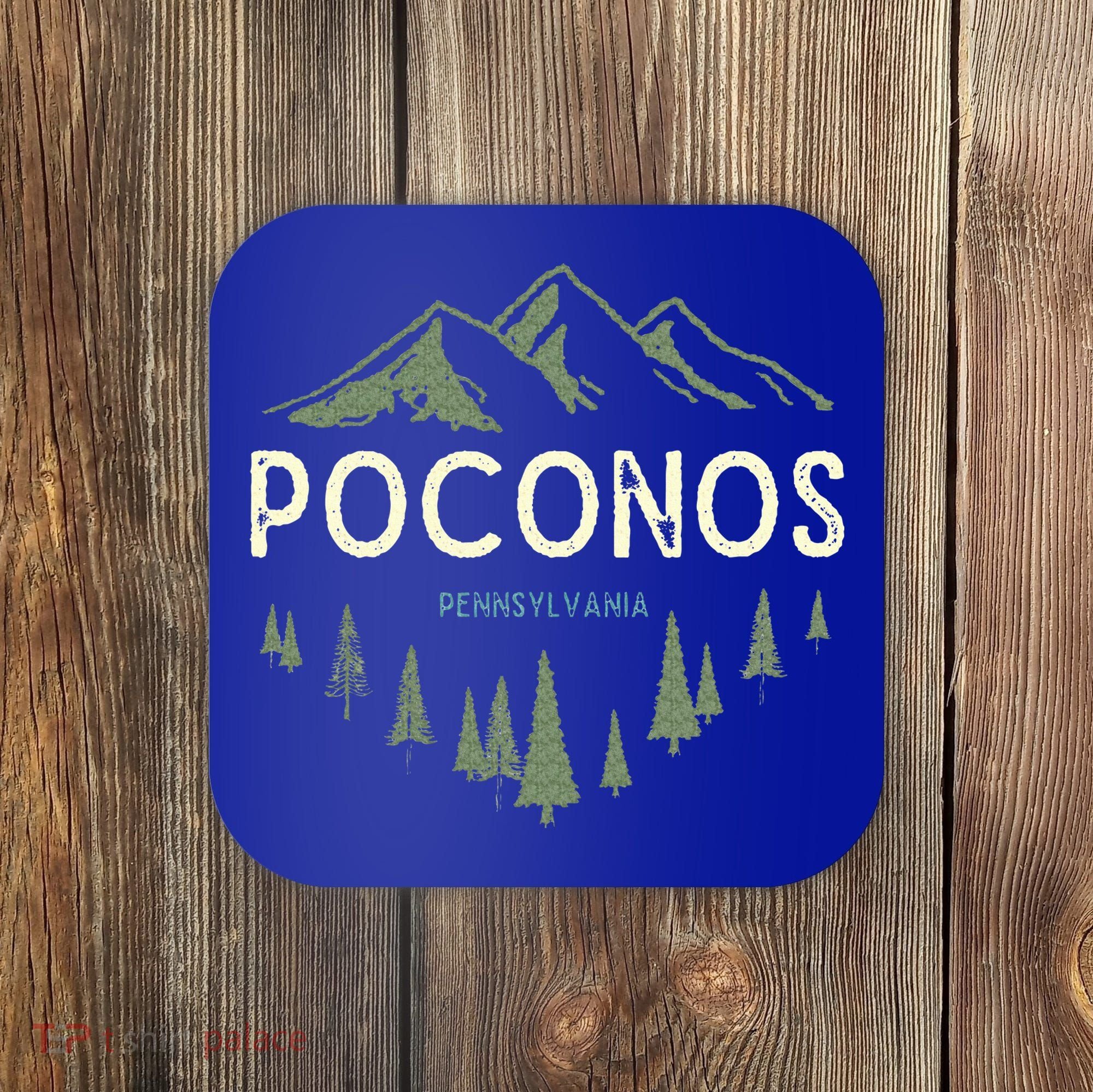 Pocono Mountains Souvenir Poconos Pennsylvania  Coaster