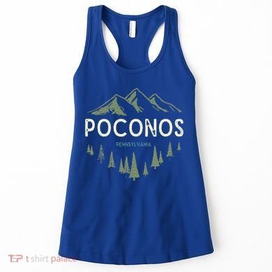 Pocono Mountains Souvenir Poconos Pennsylvania  Women's Tank Top