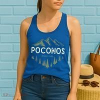 Pocono Mountains Souvenir Poconos Pennsylvania  Women's Tank Top thumb 2