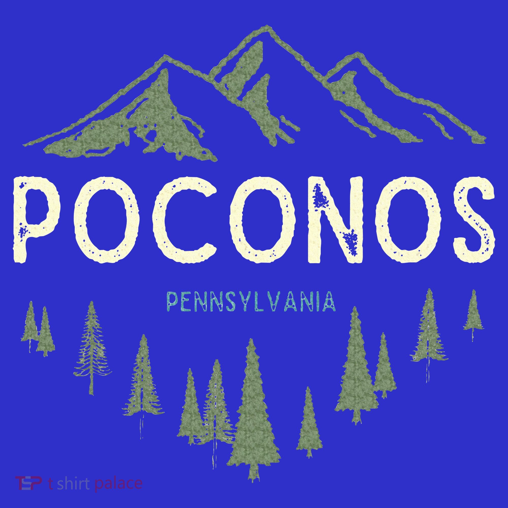 Pocono Mountains Souvenir Poconos Pennsylvania  Visor
