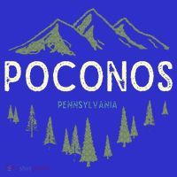 Pocono Mountains Souvenir Poconos Pennsylvania  Kids Sweatshirt thumb 2