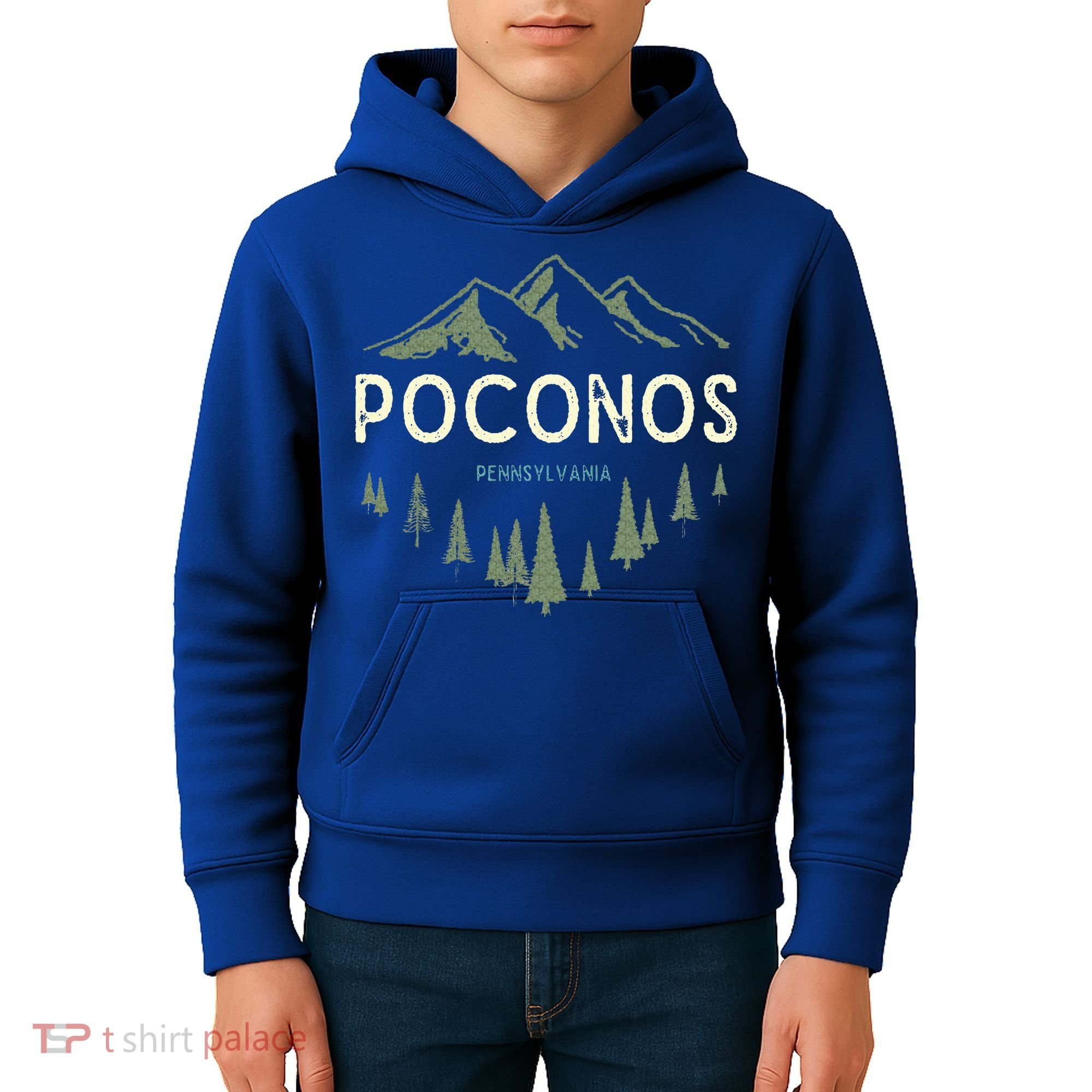 Pocono Mountains Souvenir Poconos Pennsylvania  Kids Hoodie