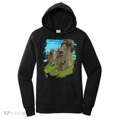 Polynesian, Moai Statue Easter Island By Zany Brainy Women's Hoodie