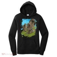 Polynesian, Moai Statue Easter Island By Zany Brainy Women's Hoodie thumb 0