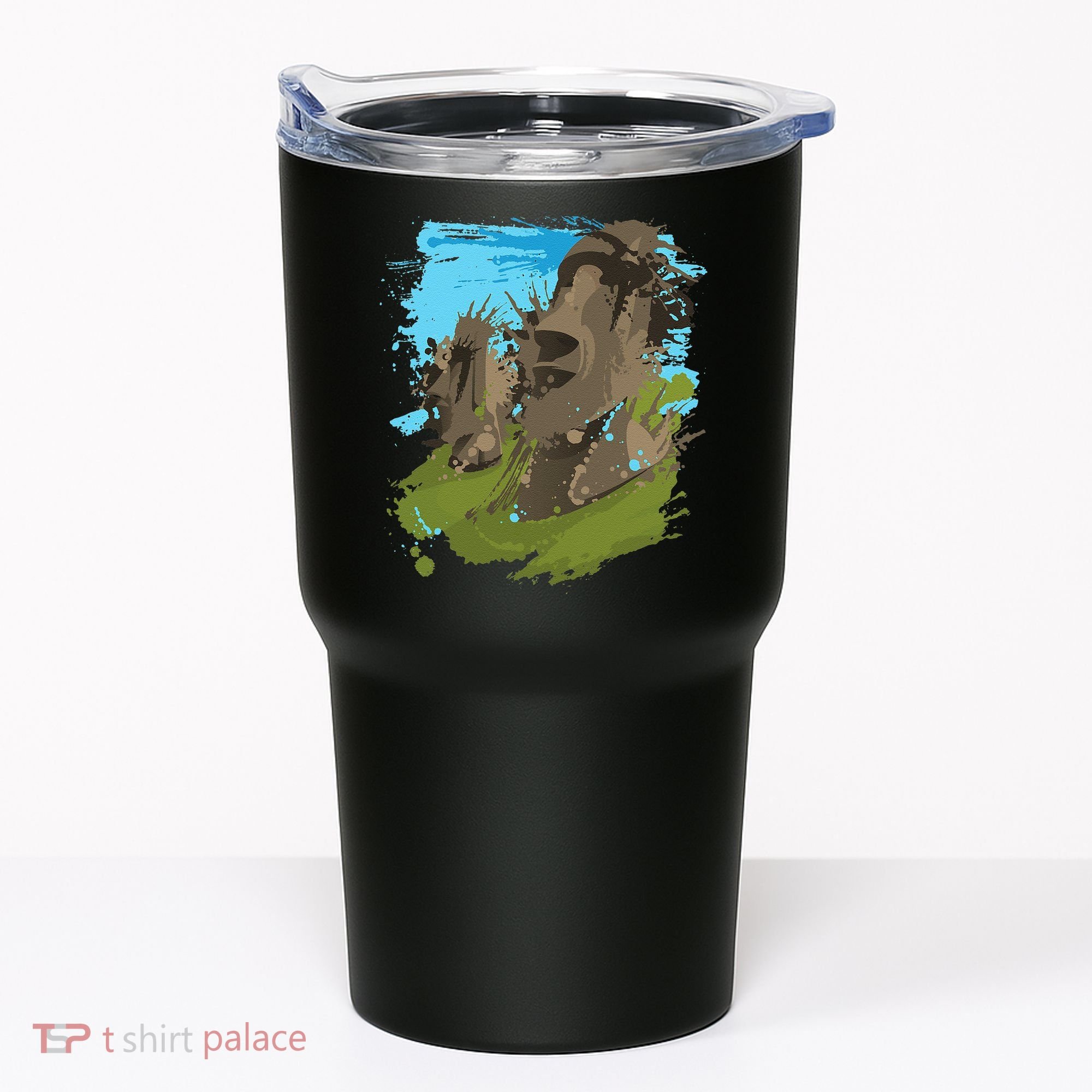 Polynesian, Moai Statue Easter Island By Zany Brainy Tumbler