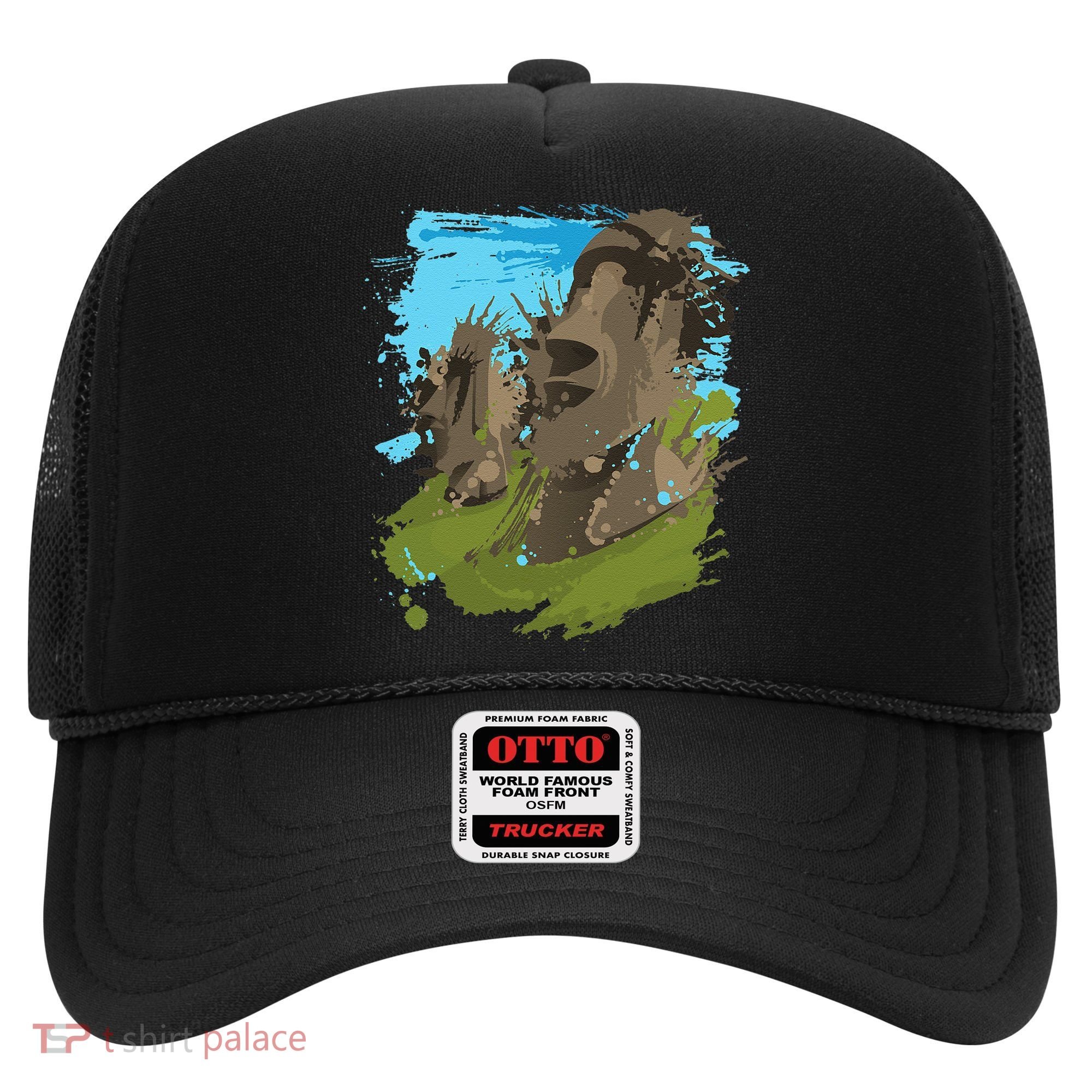 Polynesian, Moai Statue Easter Island By Zany Brainy Hat