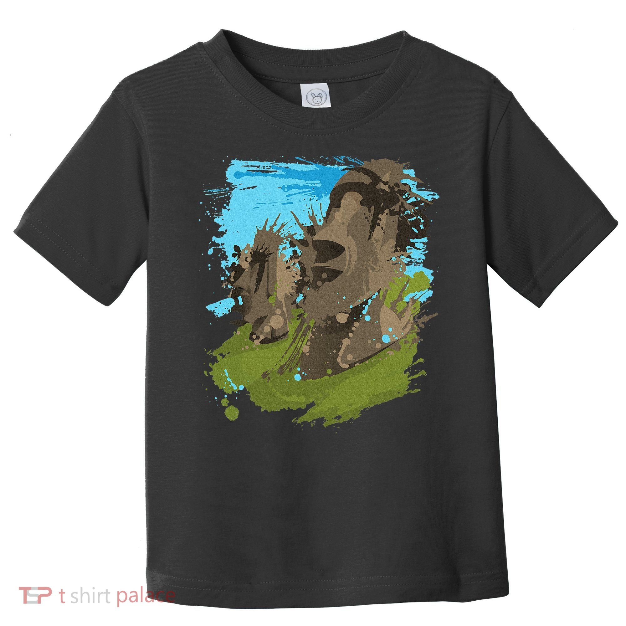 Polynesian, Moai Statue Easter Island By Zany Brainy Toddler T-Shirt