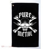 Pure Metal Skull Bone Golf Towel thumb 0