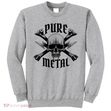 Pure Metal Skull Bone Sweatshirt