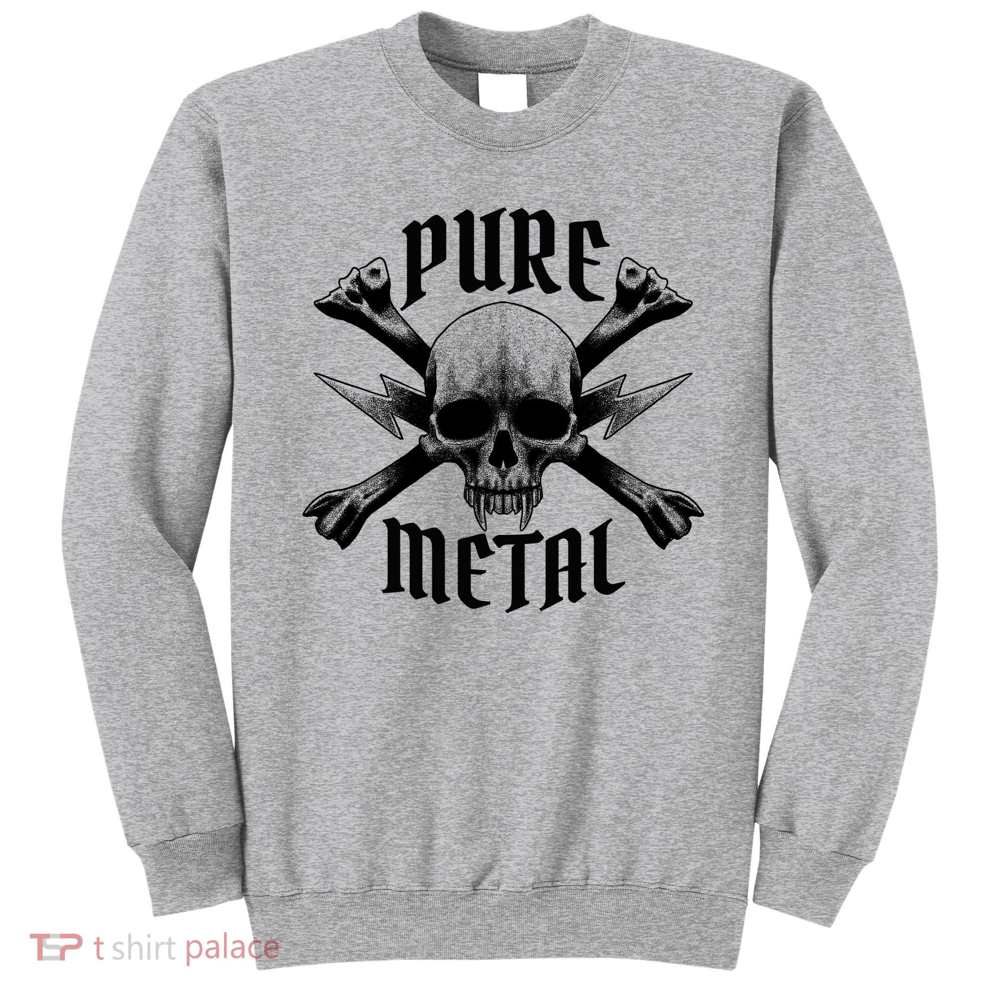 Pure Metal Skull Bone Sweatshirt