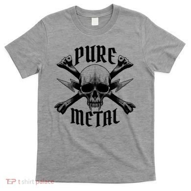 Pure Metal Skull Bone T-Shirt