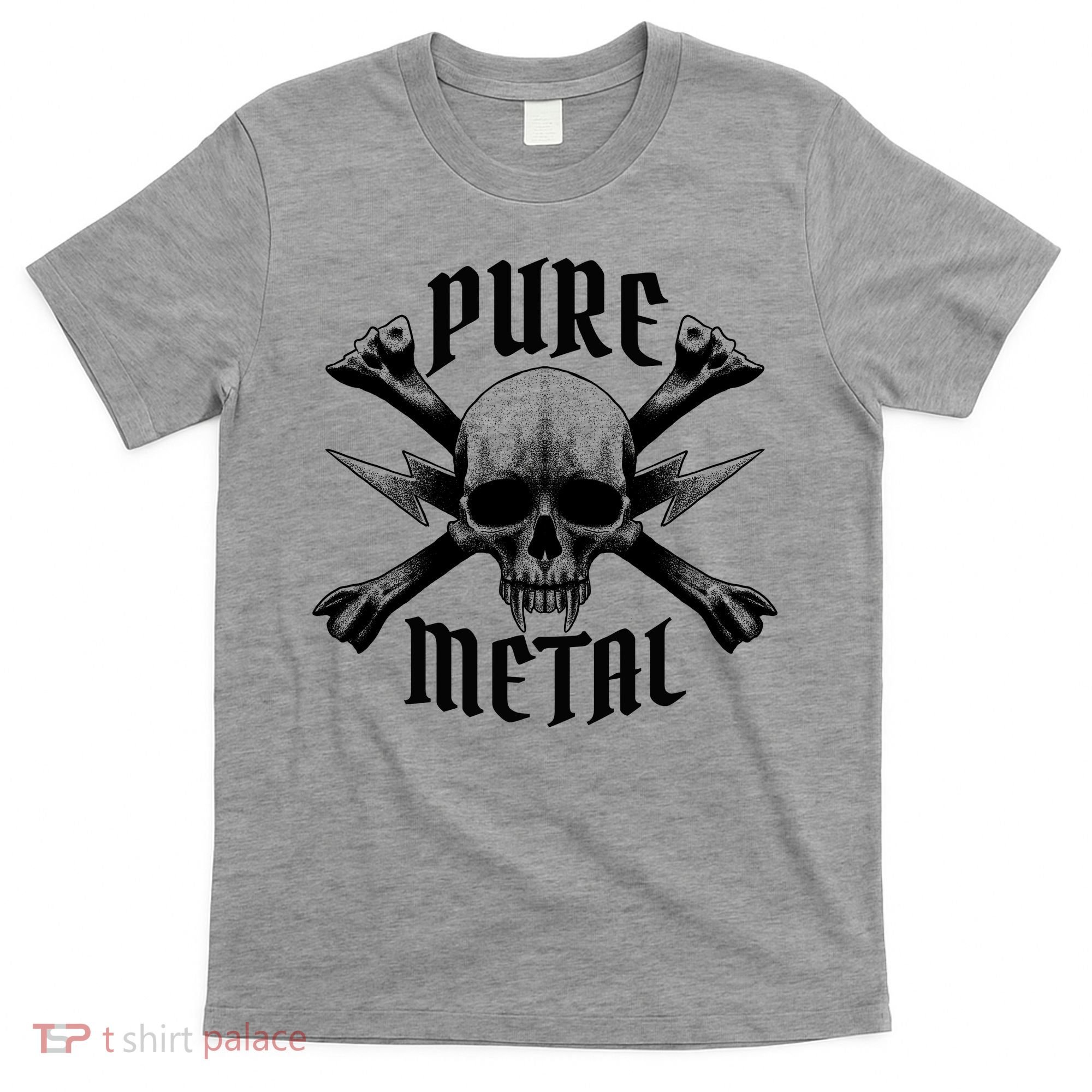 Pure Metal Skull Bone T-Shirt