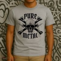 Pure Metal Skull Bone T-Shirt thumb 3
