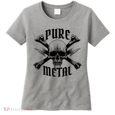 Pure Metal Skull Bone Women's T-Shirt