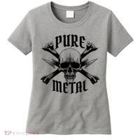 Pure Metal Skull Bone Women's T-Shirt thumb 0