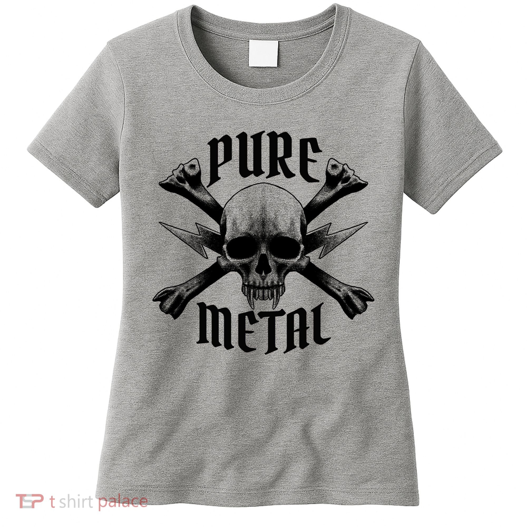 Pure Metal Skull Bone Women's T-Shirt