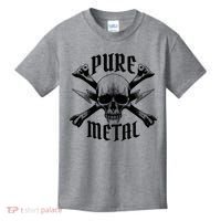 Pure Metal Skull Bone Kids T-Shirt thumb 0