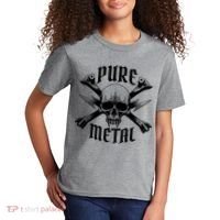Pure Metal Skull Bone Kids T-Shirt thumb 2