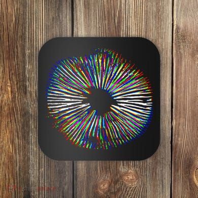 Psychedelic Mushroom Spore Mushroom Magic Present Coaster