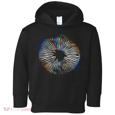 Psychedelic Mushroom Spore Mushroom Magic Present Toddler Hoodie