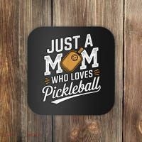 Pickleball Mom Sports Lover Paddle Mother Mama Coaster thumb 0