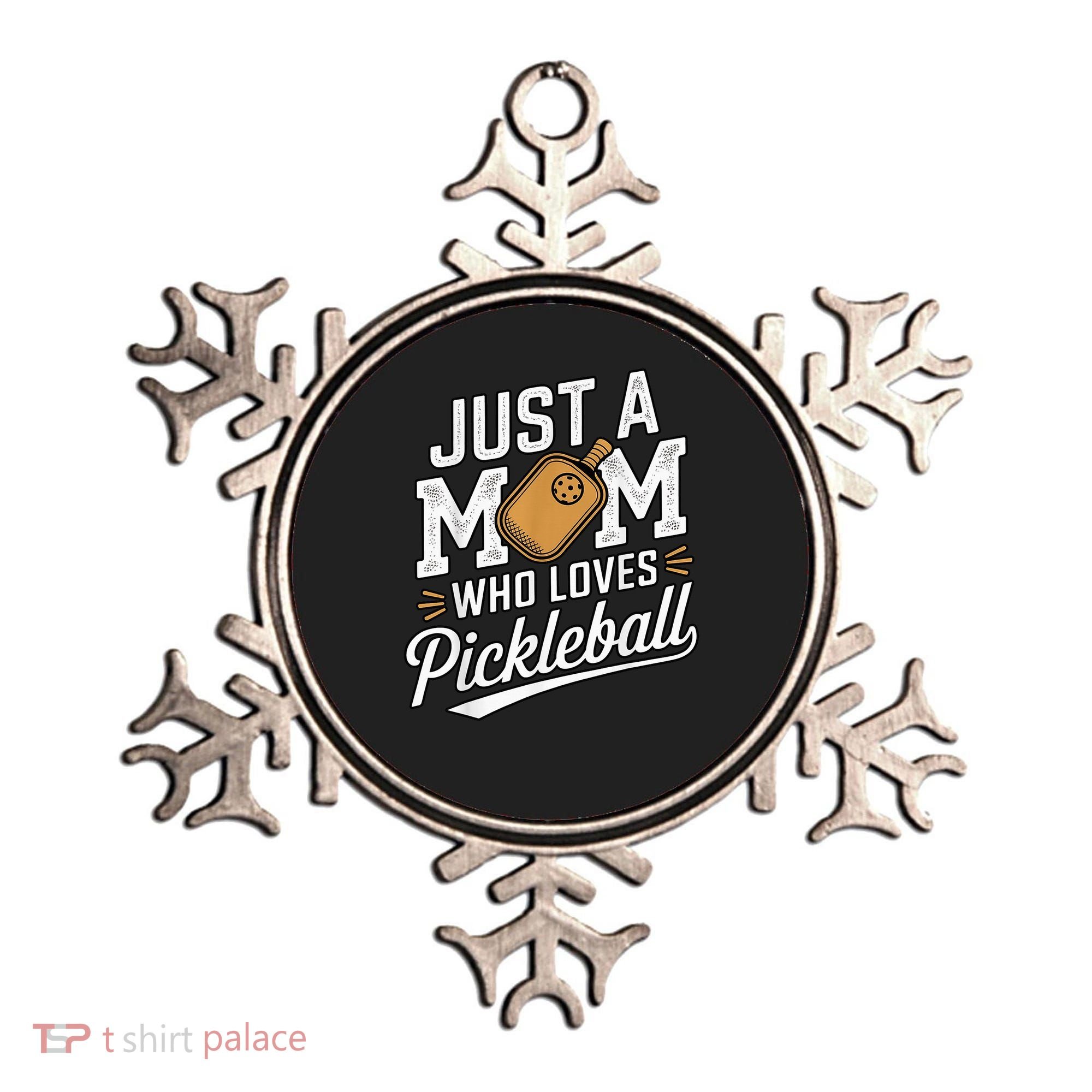 Pickleball Mom Sports Lover Paddle Mother Mama Ornament