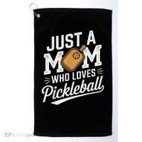 Pickleball Mom Sports Lover Paddle Mother Mama Golf Towel thumb 0