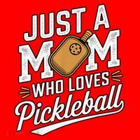 Pickleball Mom Sports Lover Paddle Mother Mama Santa Hat thumb 1