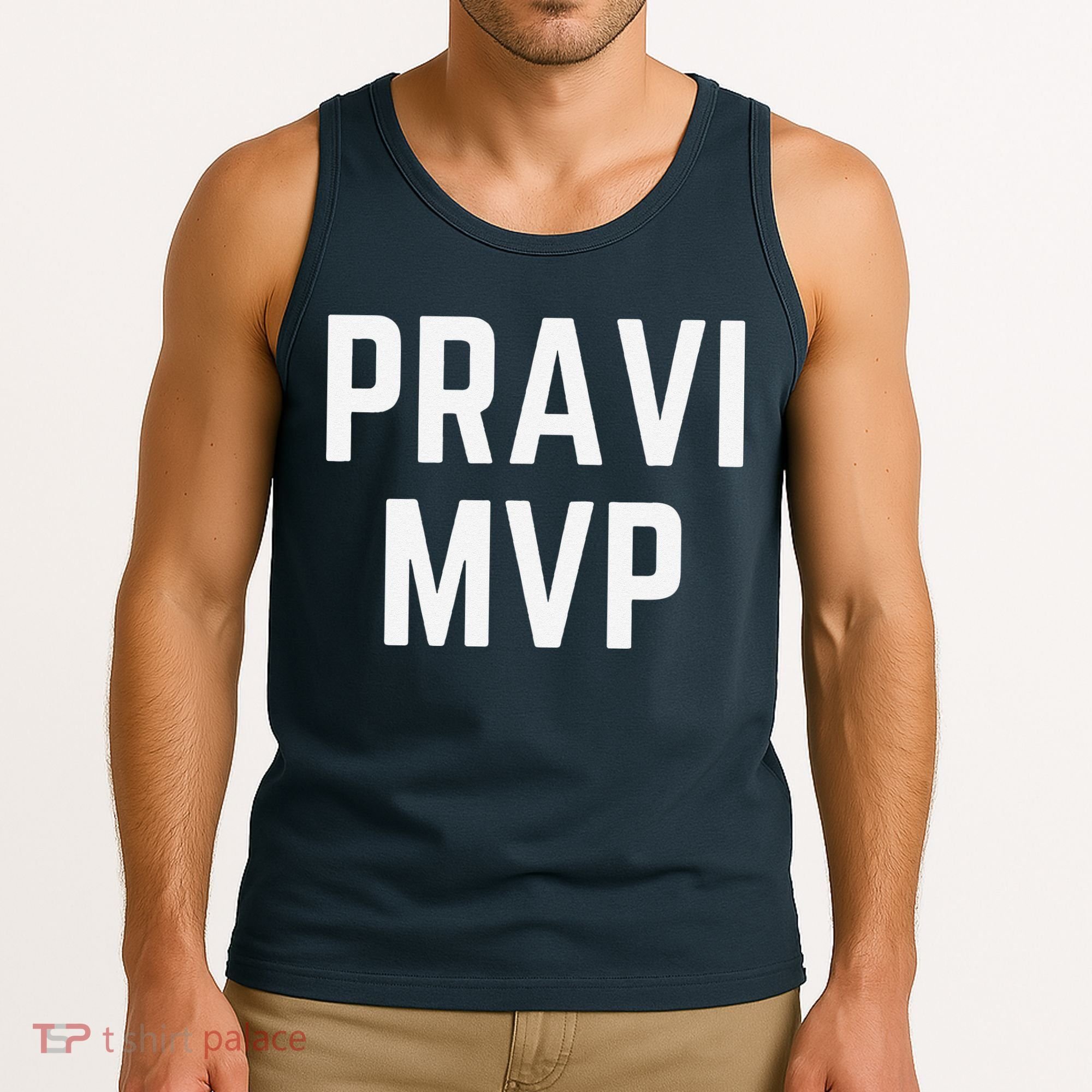 Pravi Mvp Slogan Dallas Tank Top