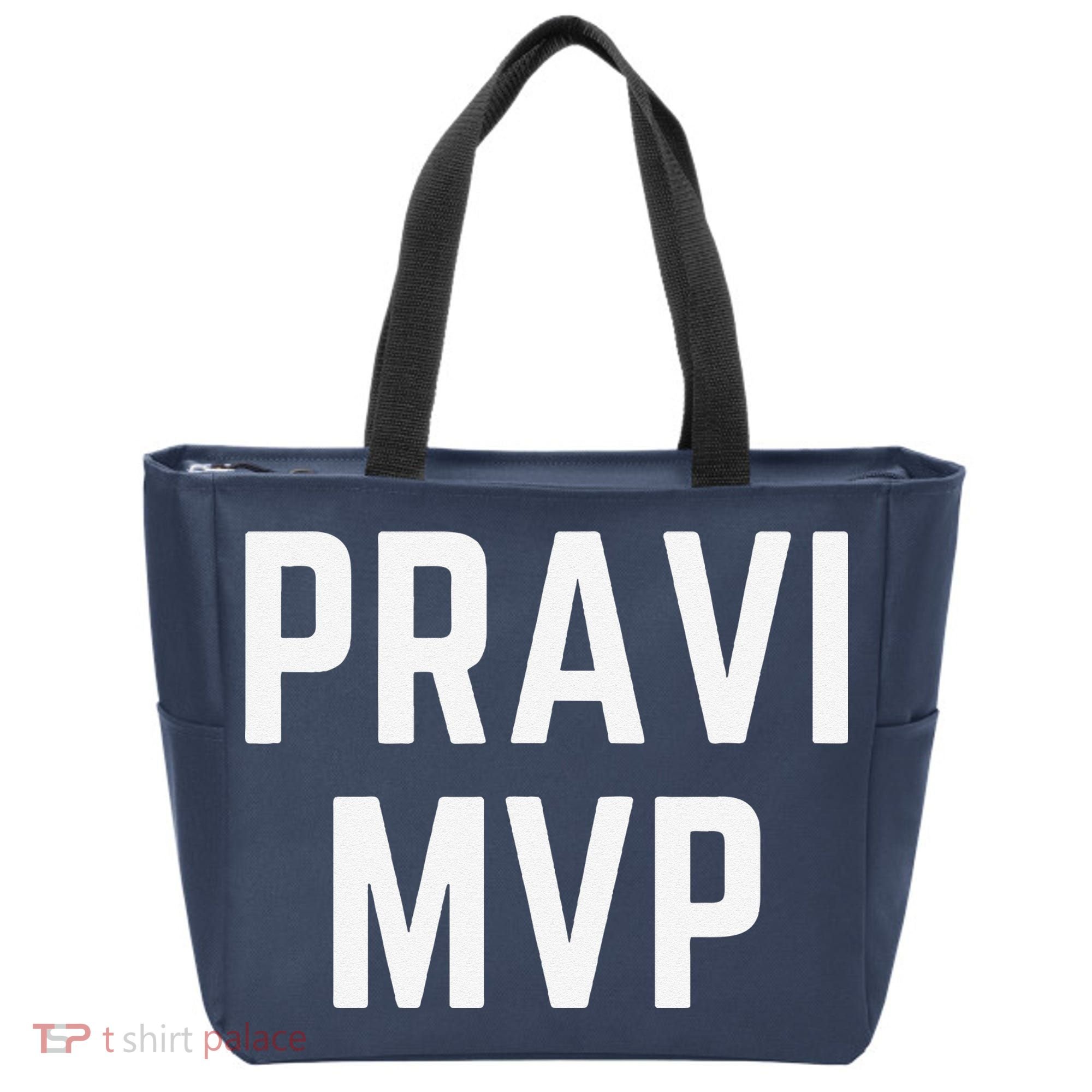 Pravi Mvp Slogan Dallas Tote Bag