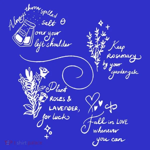 Practical Magic Spell Salt Rosemary Lavender Love Gift Button