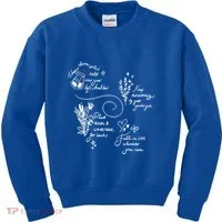 Practical Magic Spell Salt Rosemary Lavender Love Gift Kids Sweatshirt thumb 0