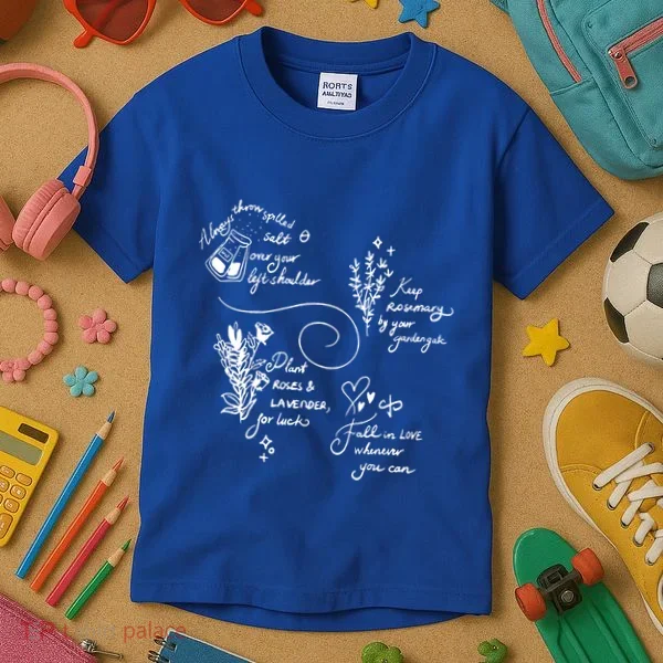 Practical Magic Spell Salt Rosemary Lavender Love Gift Kids T-Shirt