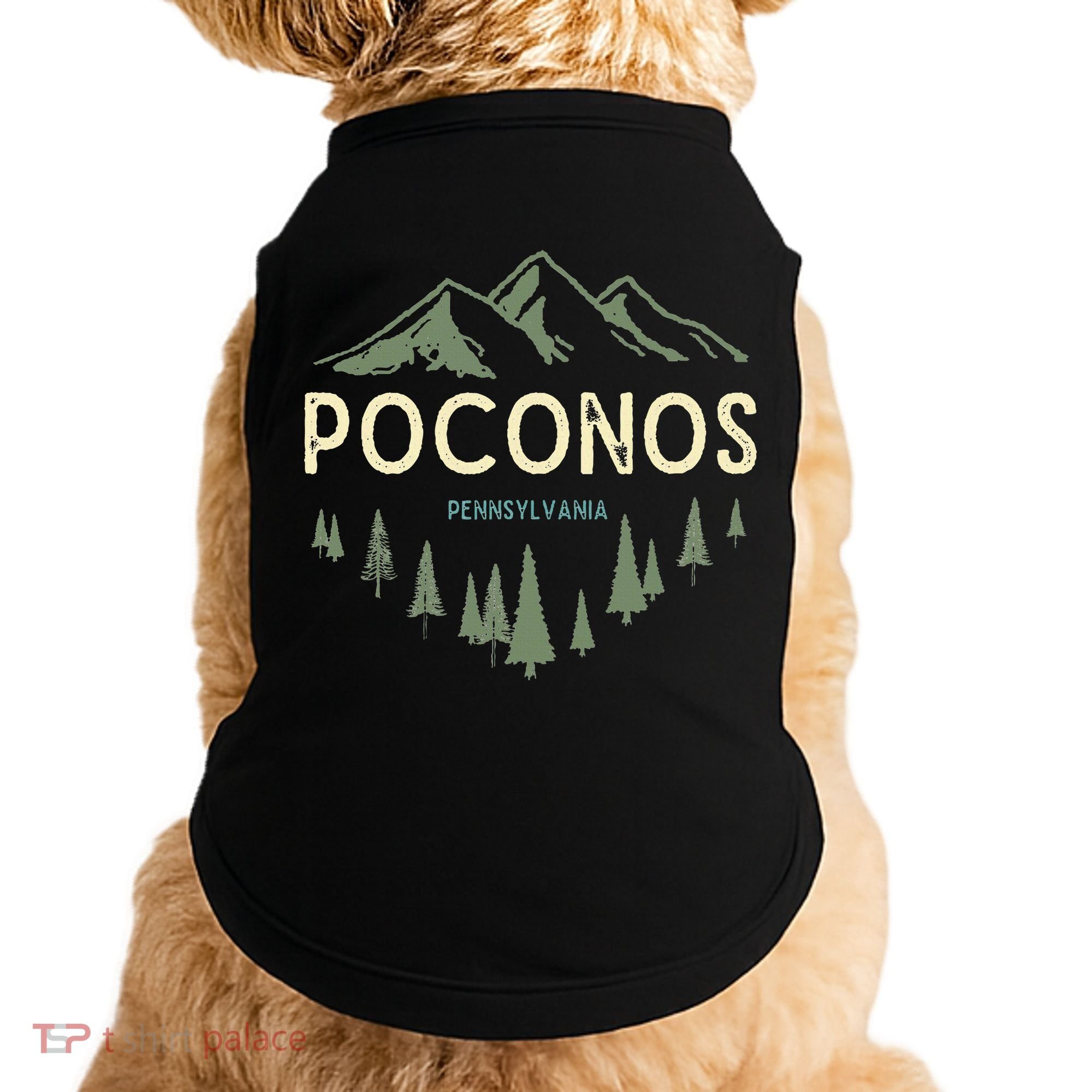 Pocono Mountains Souvenir Poconos Pennsylvania Doggie Tank