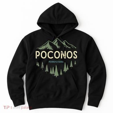 Pocono Mountains Souvenir Poconos Pennsylvania Hoodie