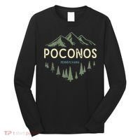 Pocono Mountains Souvenir Poconos Pennsylvania Long Sleeve Shirt thumb 0