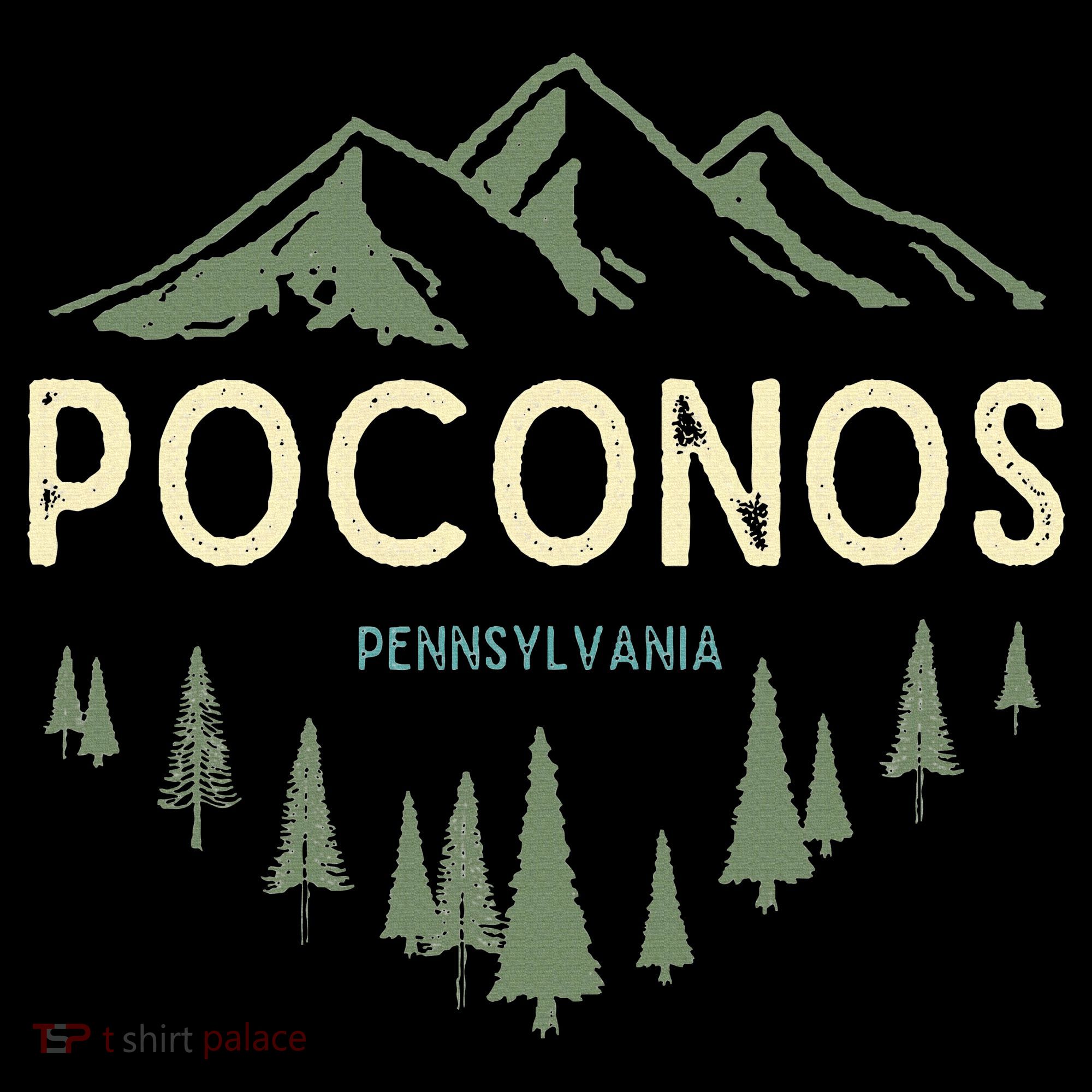 Pocono Mountains Souvenir Poconos Pennsylvania Apron