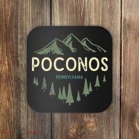 Pocono Mountains Souvenir Poconos Pennsylvania Coaster thumb 0