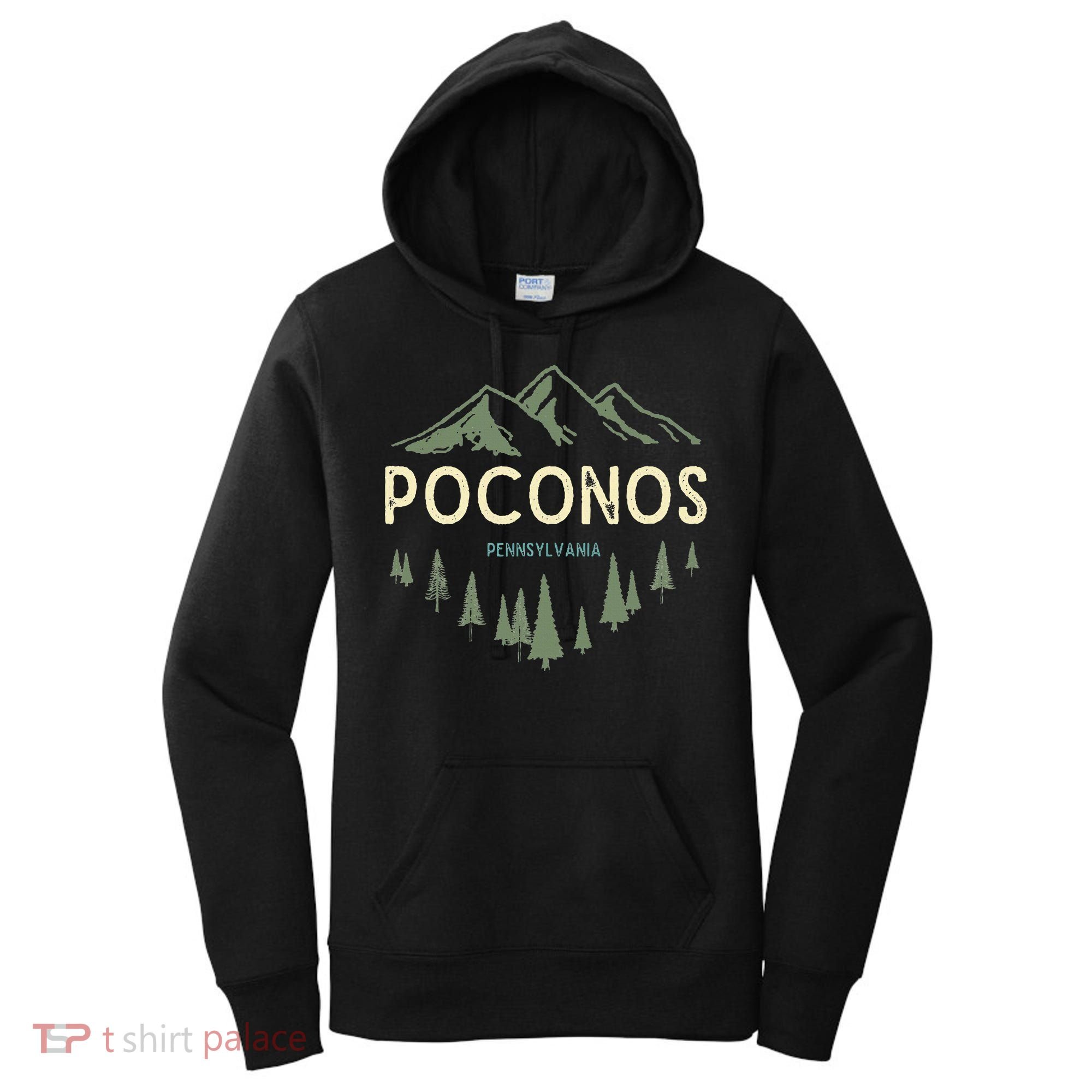 Pocono Mountains Souvenir Poconos Pennsylvania Women's Hoodie