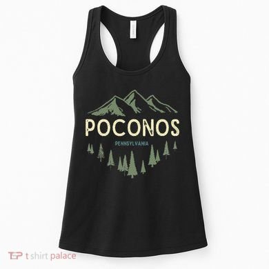 Pocono Mountains Souvenir Poconos Pennsylvania Women's Tank Top