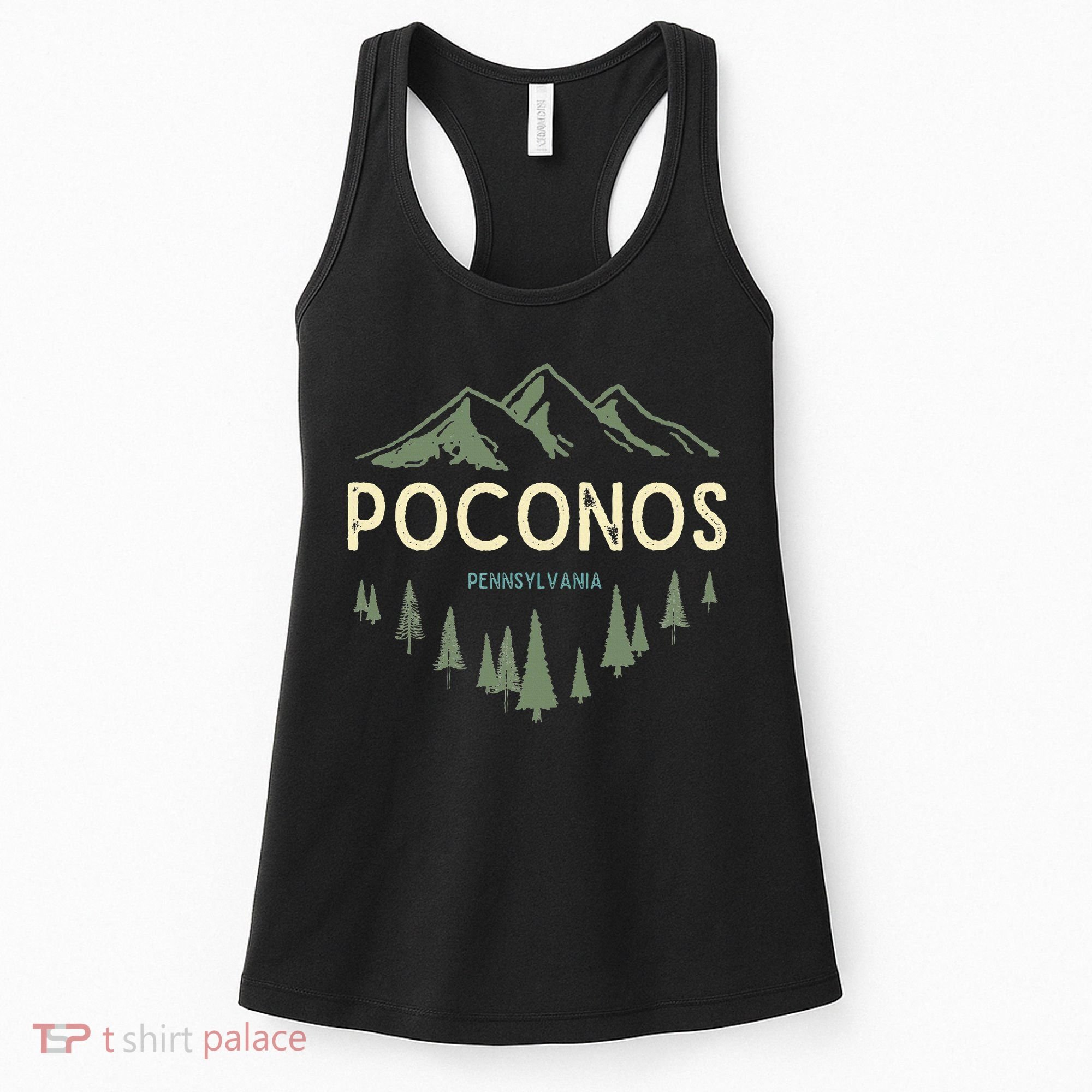 Pocono Mountains Souvenir Poconos Pennsylvania Women's Tank Top