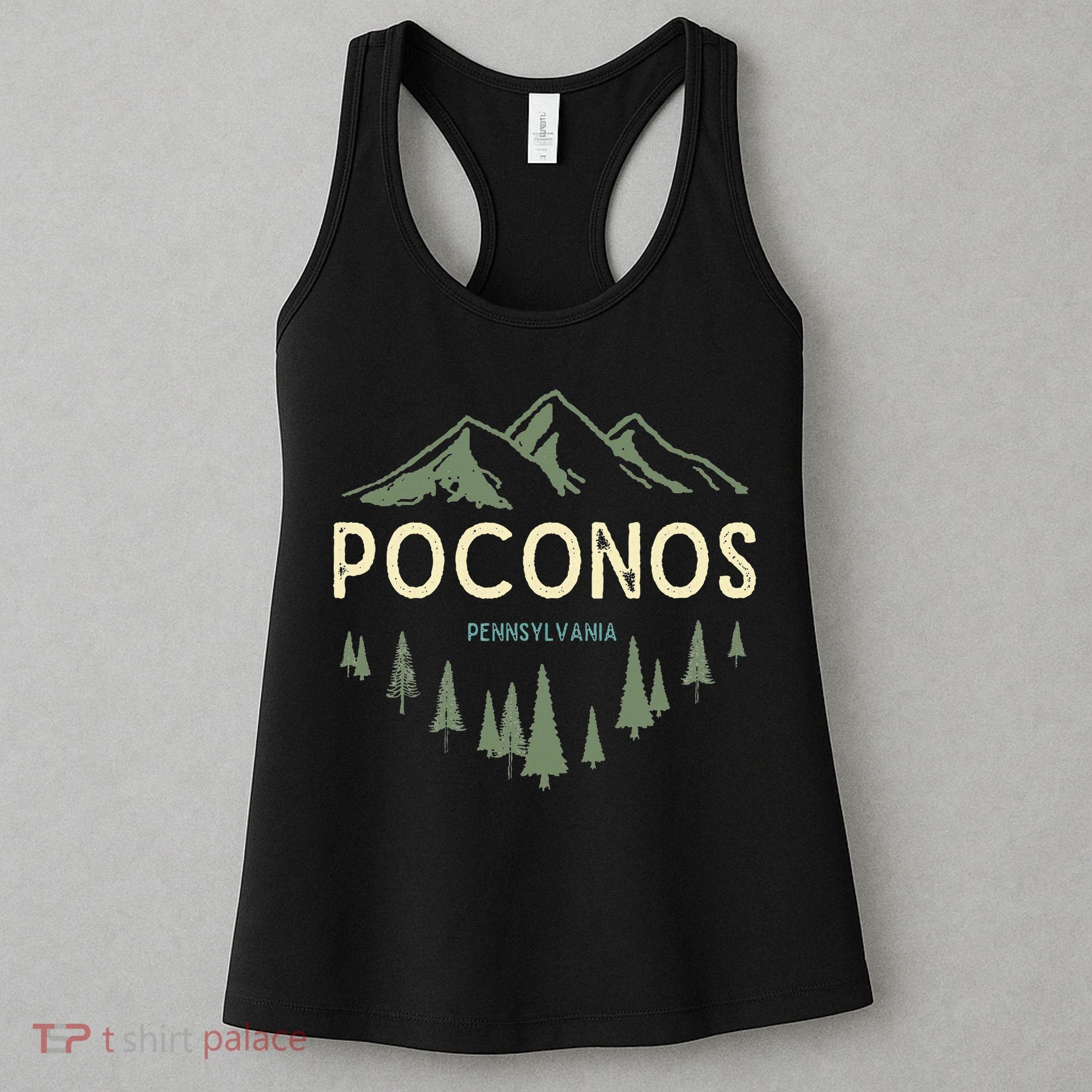 Pocono Mountains Souvenir Poconos Pennsylvania Women's Tank Top