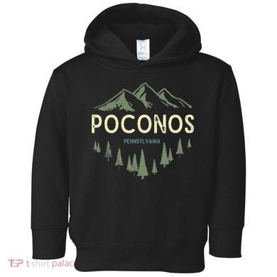 Pocono Mountains Souvenir Poconos Pennsylvania Toddler Hoodie