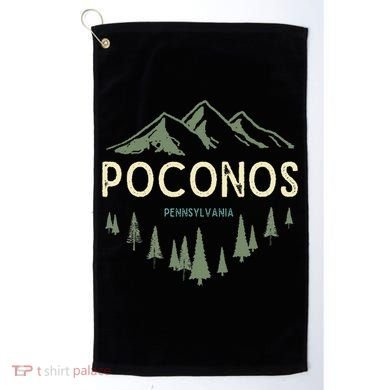 Pocono Mountains Souvenir Poconos Pennsylvania Golf Towel