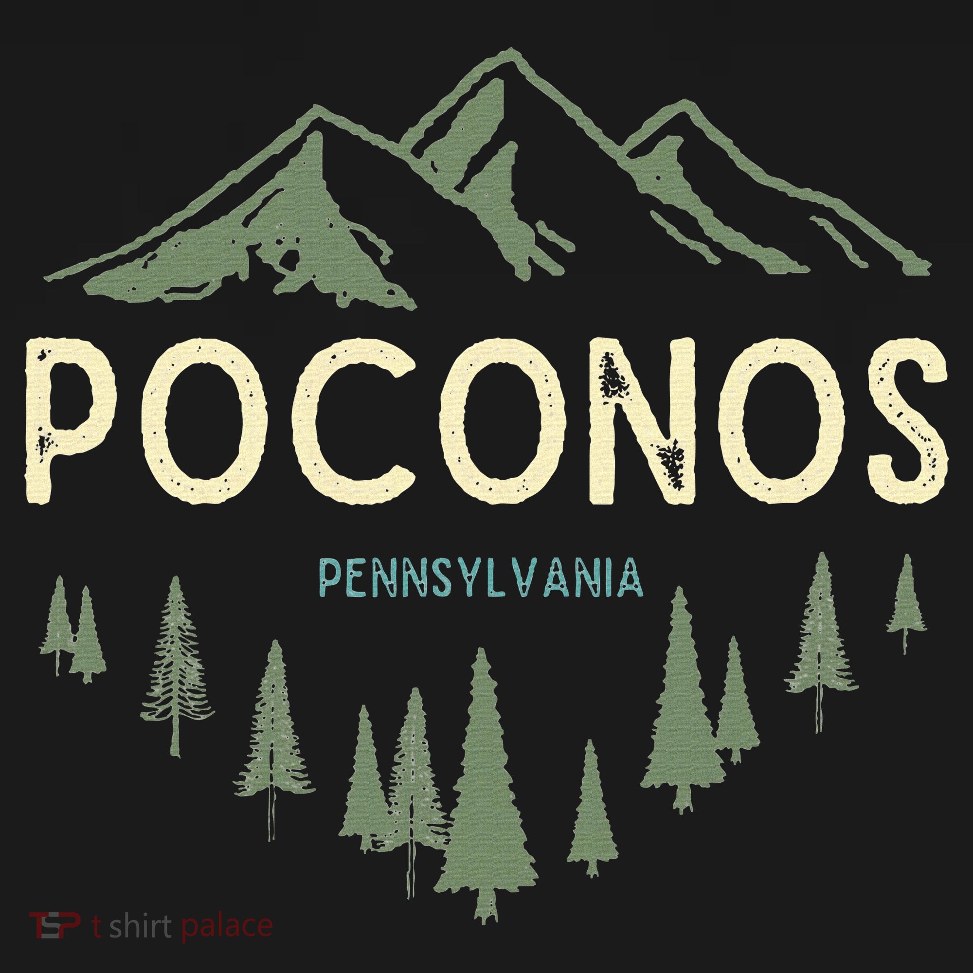 Pocono Mountains Souvenir Poconos Pennsylvania Toddler T-Shirt
