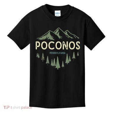 Pocono Mountains Souvenir Poconos Pennsylvania Kids T-Shirt