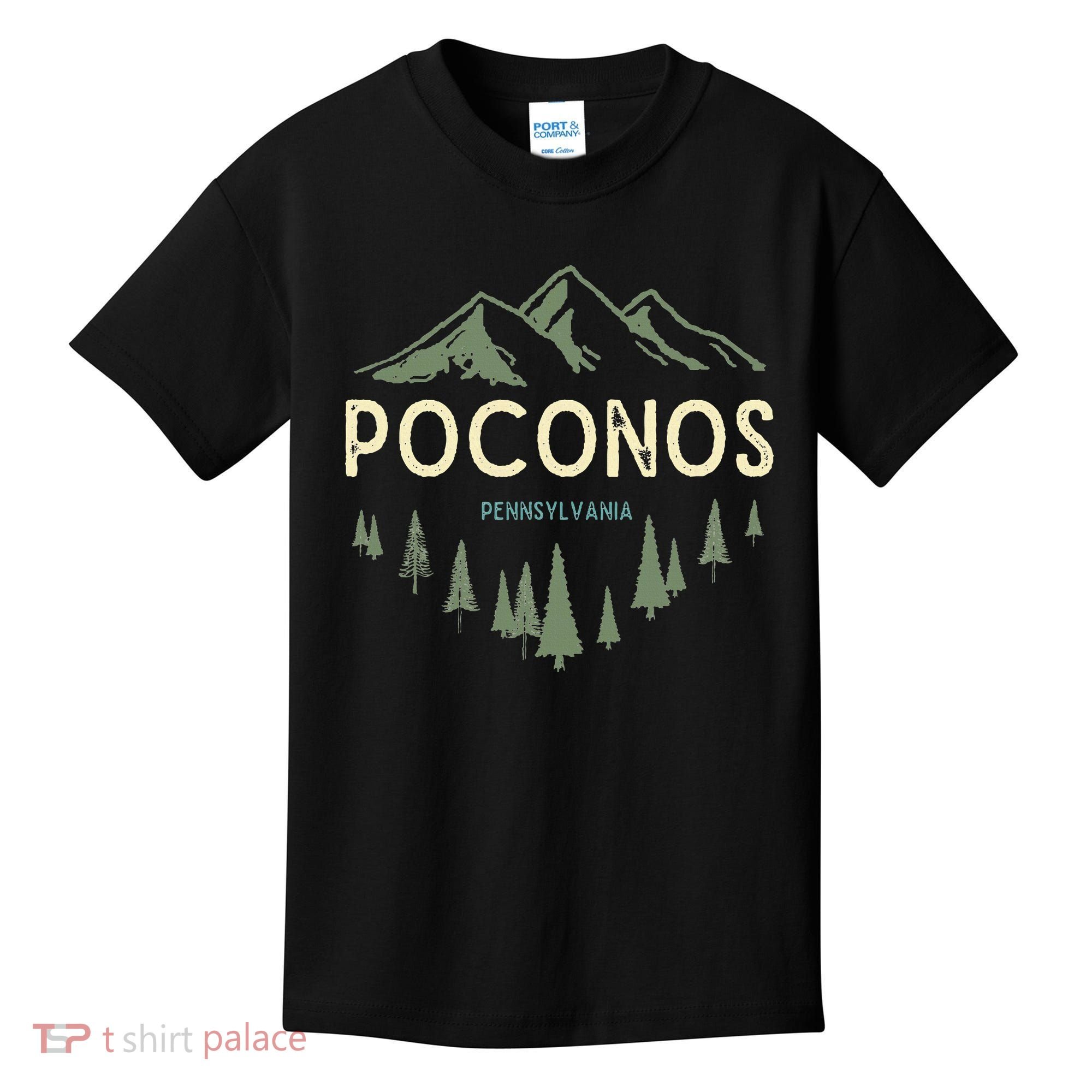 Pocono Mountains Souvenir Poconos Pennsylvania Kids T-Shirt