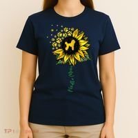 Poodle Mom Sunflower Poodle Lover Gifts Dog Mom Mama T-Shirt thumb 4