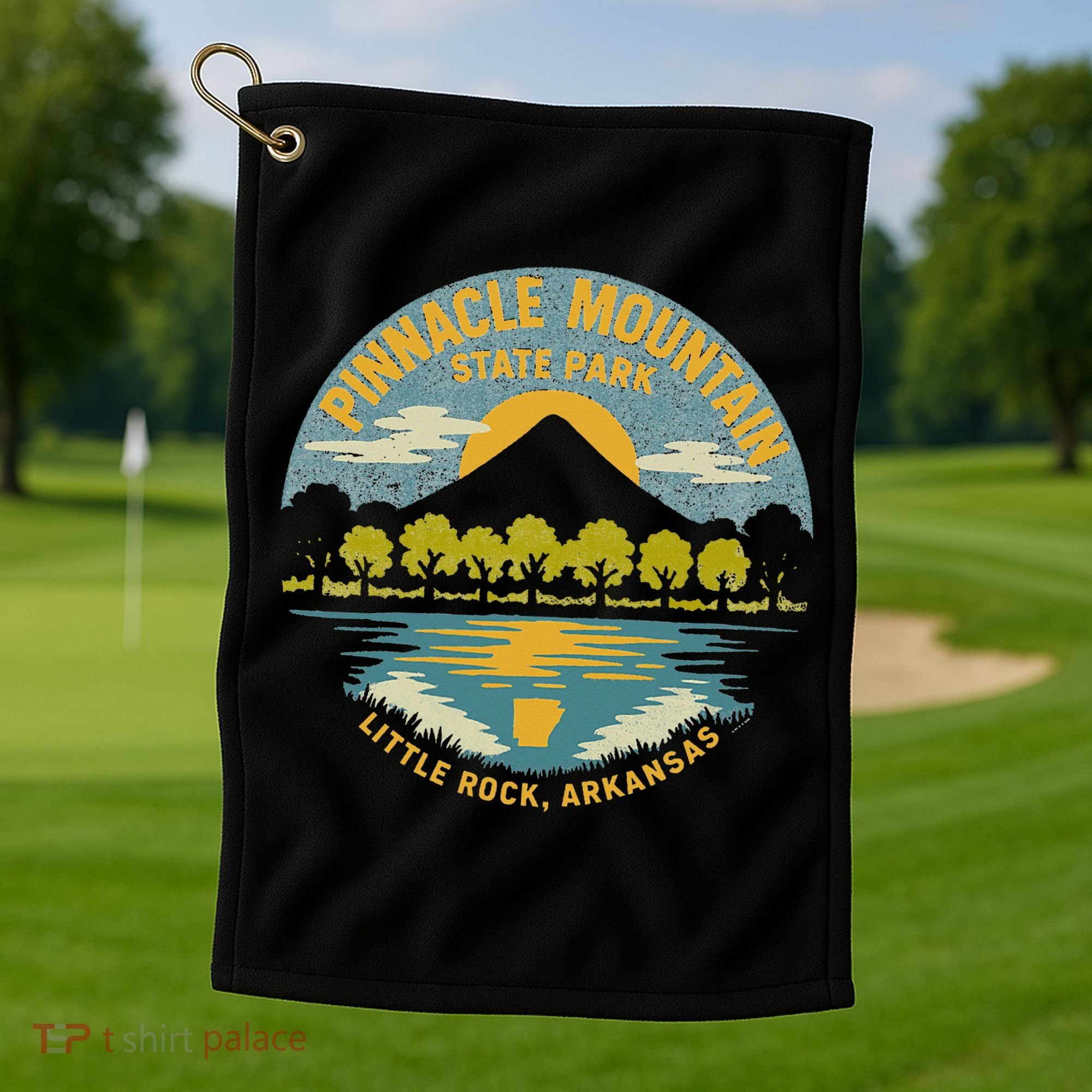Pinnacle Mountain State Park Little Rock Arkansas Golf Towel